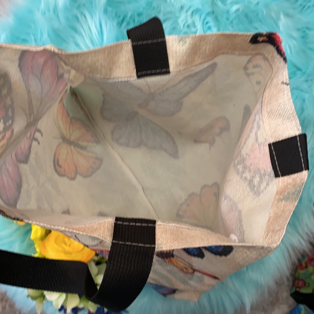 NEW! Butterfly Tote Bag Large - Picture 4 of 4